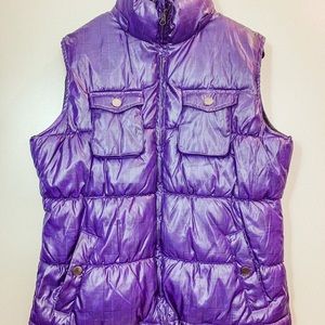 Purple Puffer Vest